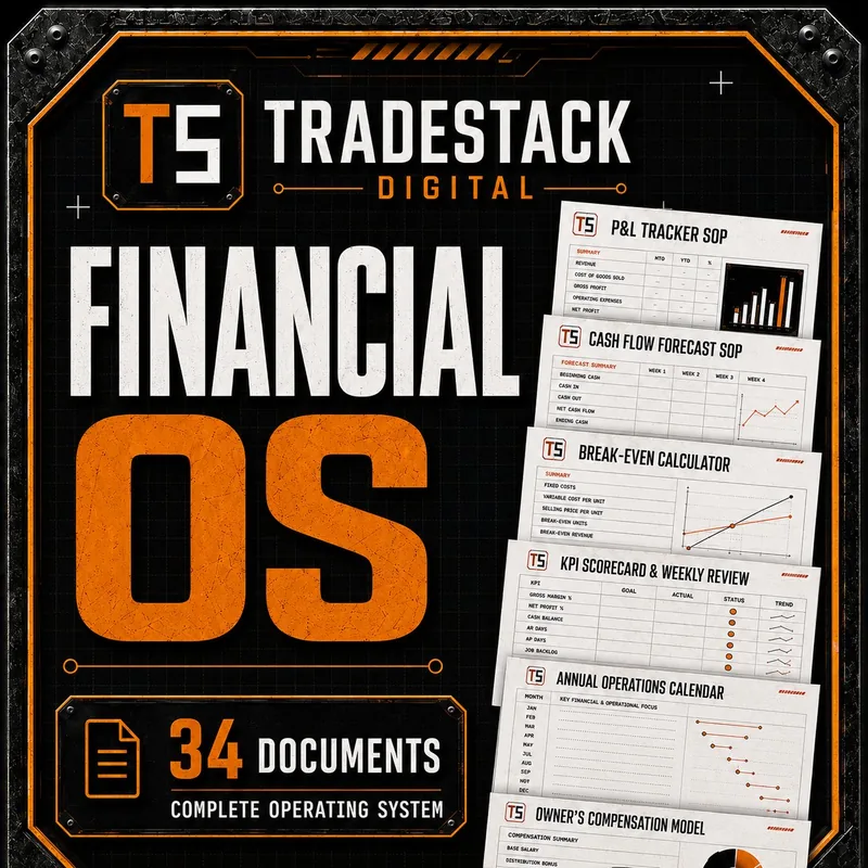 Financial OS — 34-document financial operating system for scaling trades businesses